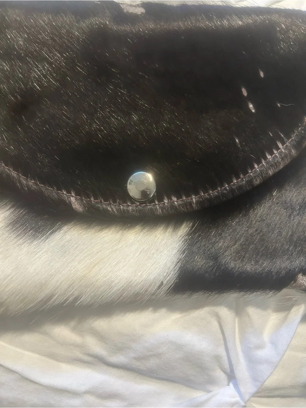 Authentic Cowhide Clutch Bag